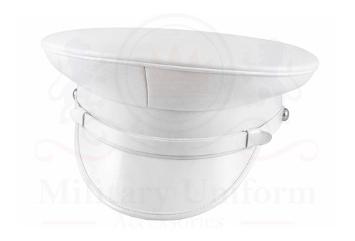 Marching band white - peak, cap