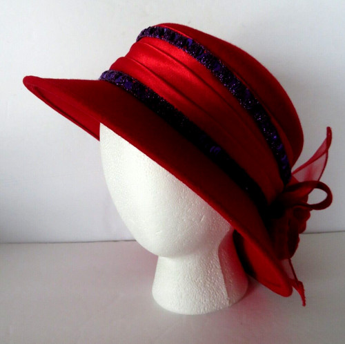 Abito donna rosso - , cappello