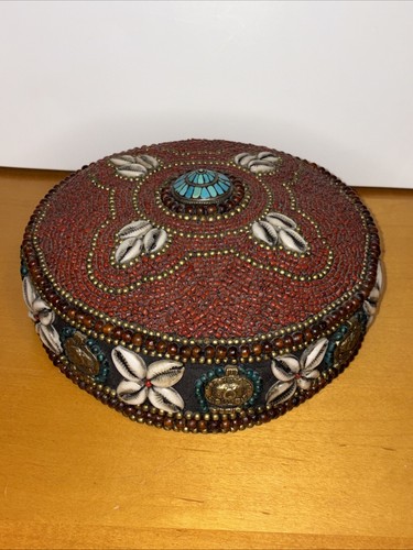 Cappello tibetano perline - cappello,