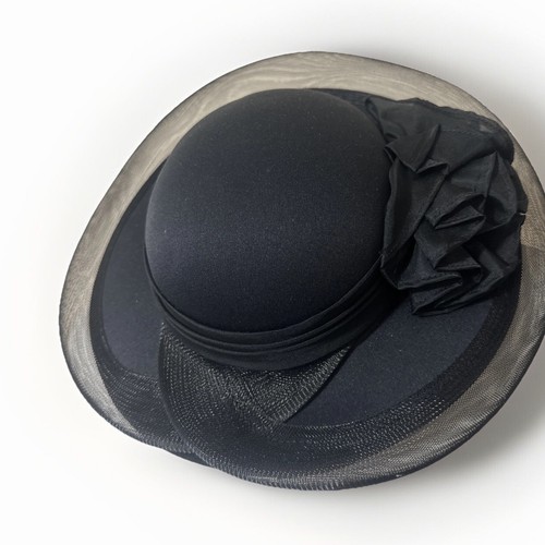 Cappello formale nero donna - cappello,